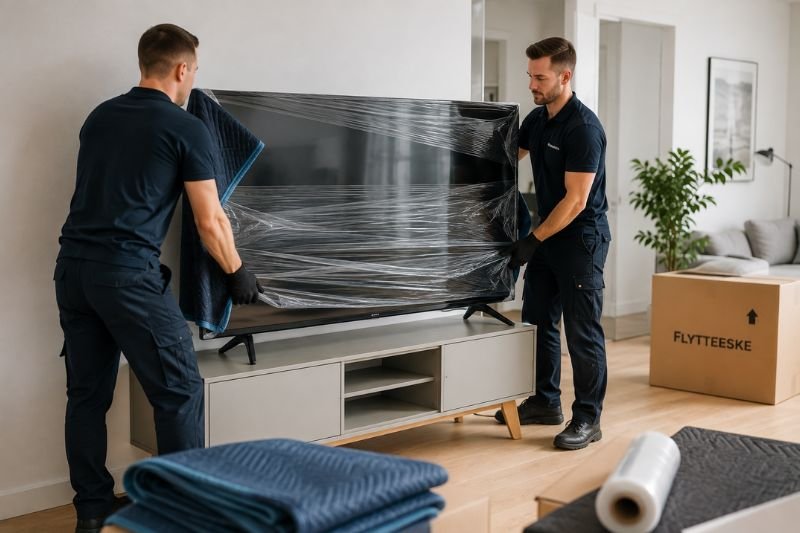 Slik flytter du TV trygt